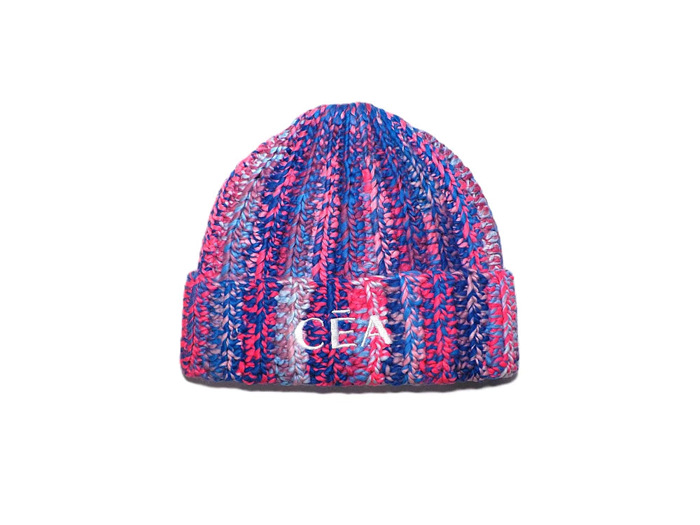 "Bubblegum" Hand-Knitted Beanie By CĒA