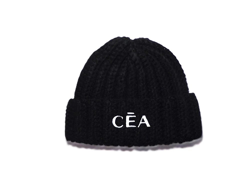 "Just Black" Hand-Knitted By CĒA